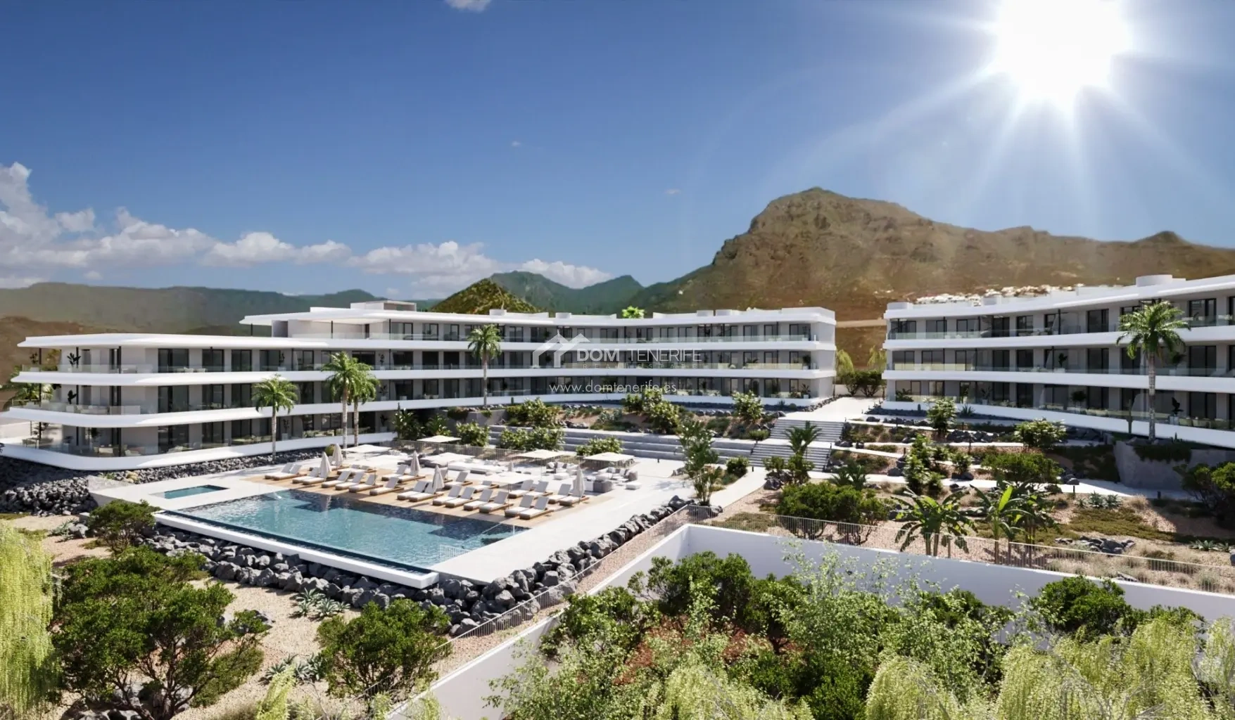 1 - vendita appartamento vista mare adeje tenerife - isole canarie spagna