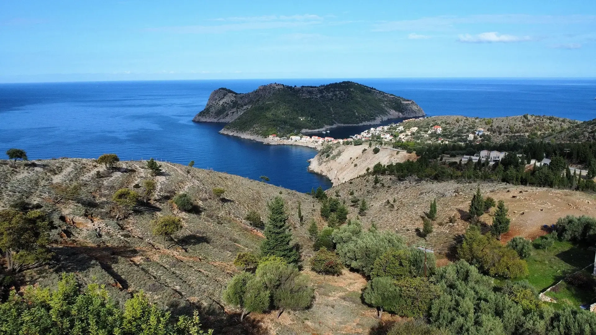 2 - vendita terreno vista mare kefalonia isole ioniche grecia