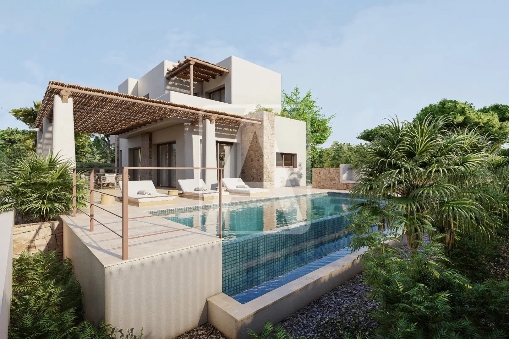 Haus meerblick mit Terrasse
