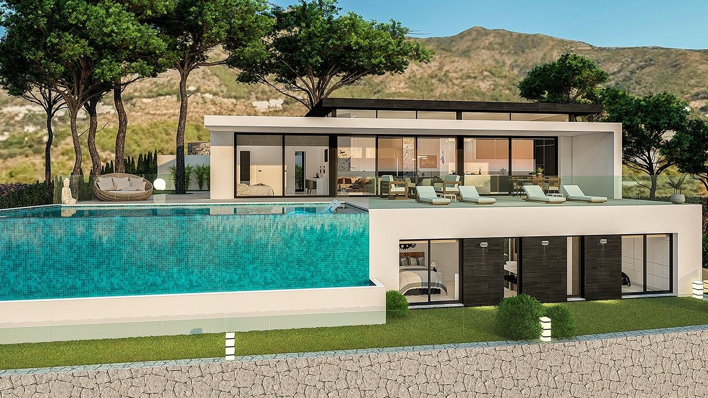 2 - vente maison vue mer mijas andalousie espagne