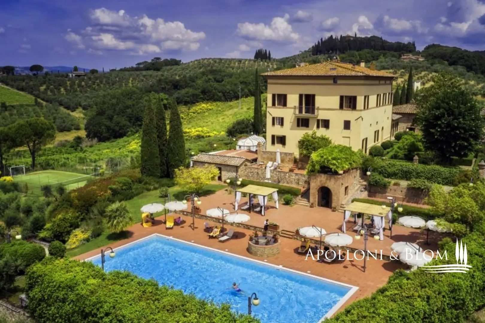 1 - venta casa castelnuovo berardenga toscana italia