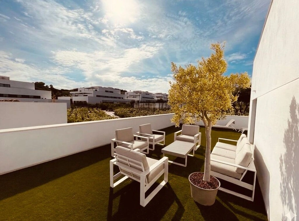Apartamento con piscina