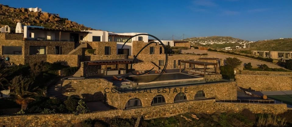 1 - vente maison vue mer mykonos - cyclades egée méridionale grèce