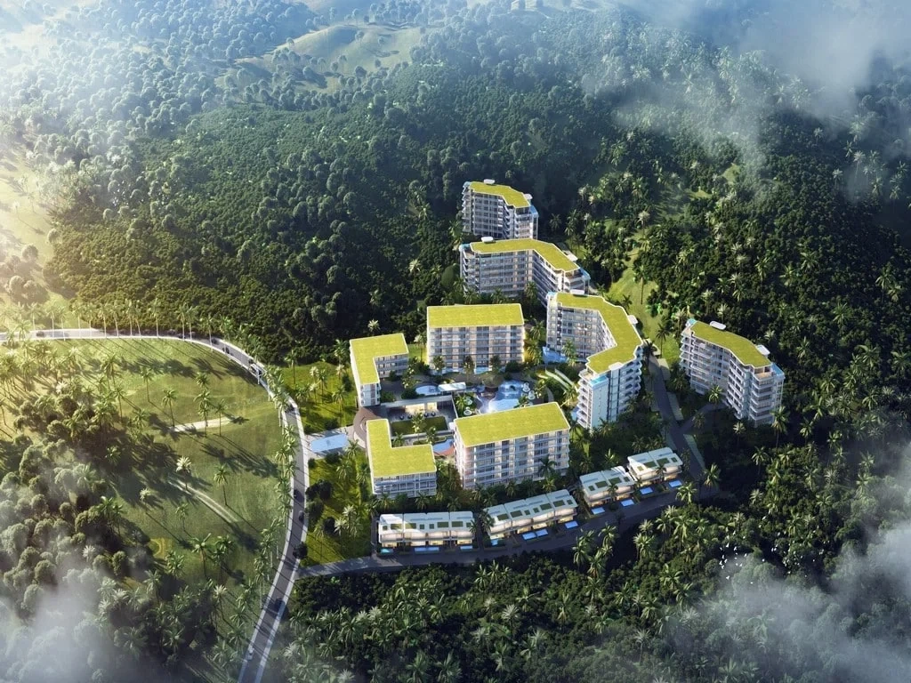 1 - vente appartement vue mer choeng thale phuket thaïlande