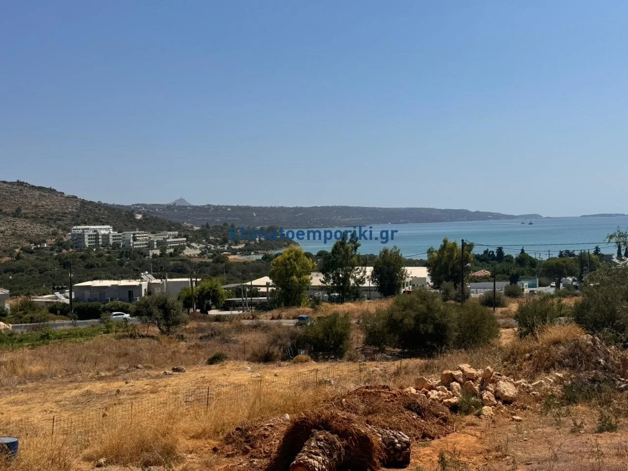 2 - продажа территория вид моря soúda крит греция