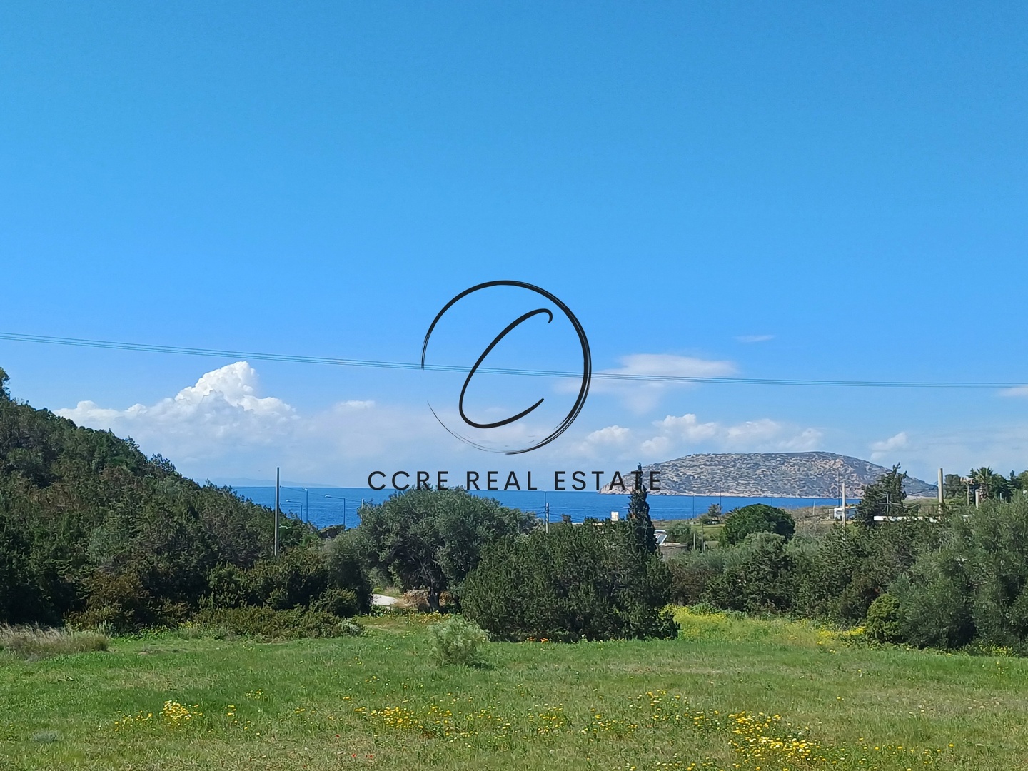 1 - vente terrain vue mer sounion attique grèce