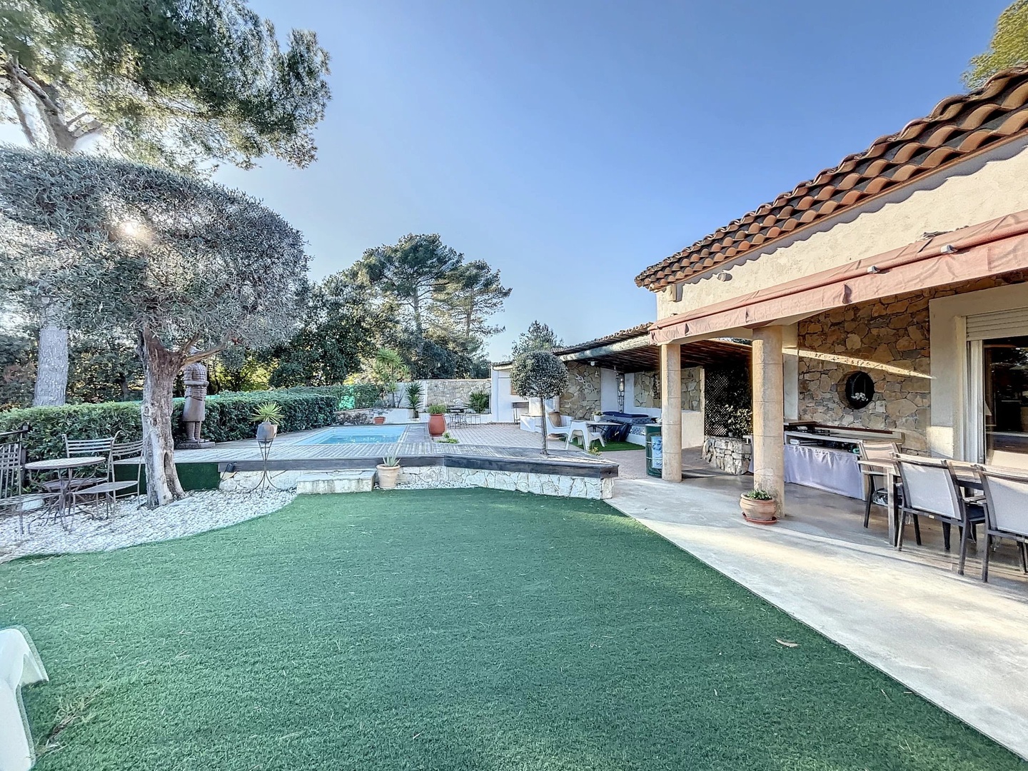 1 - sea view house for sale in auribeau-sur-siagne alpes-maritimes france