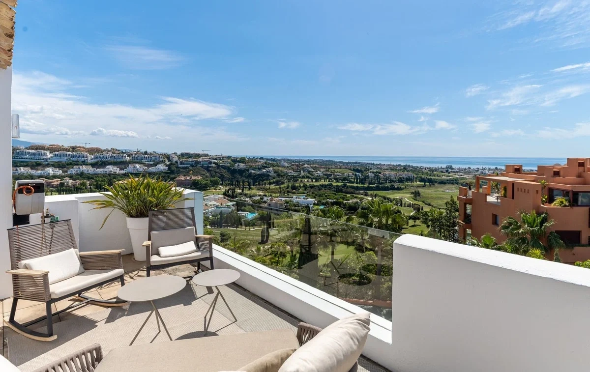 1 - sea view apartment for sale in benahavis - costa del sol andalusia spain