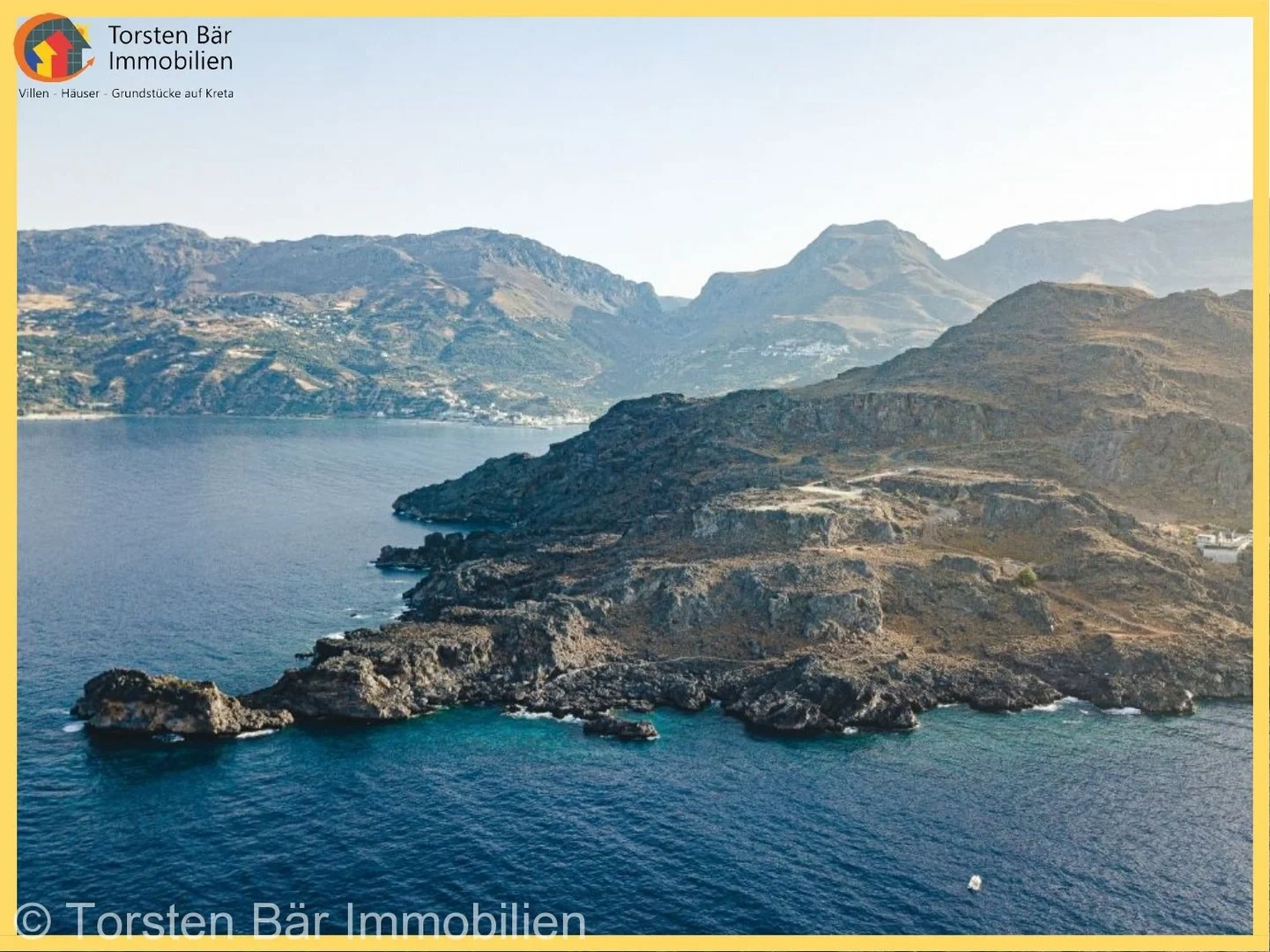 1 - sea view plot of land for sale in plakiás crete greece