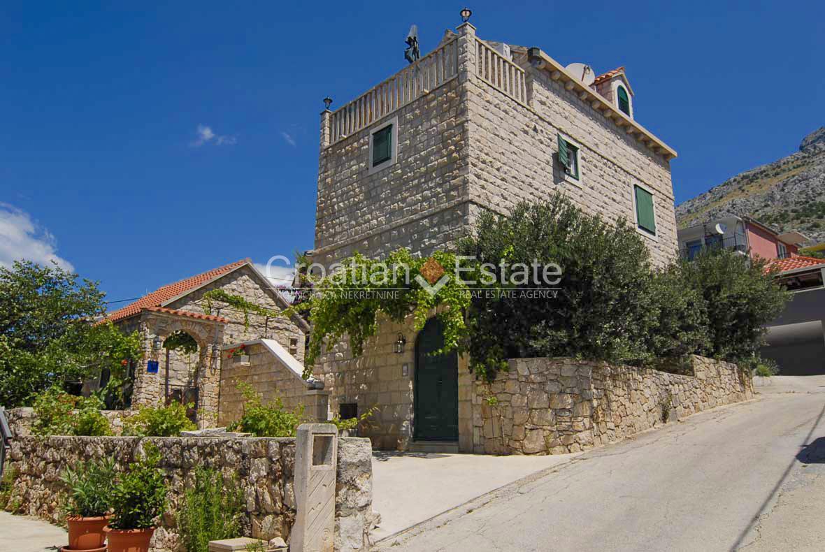 1 - venda casa vista de mar omiš split-dalmácia croácia