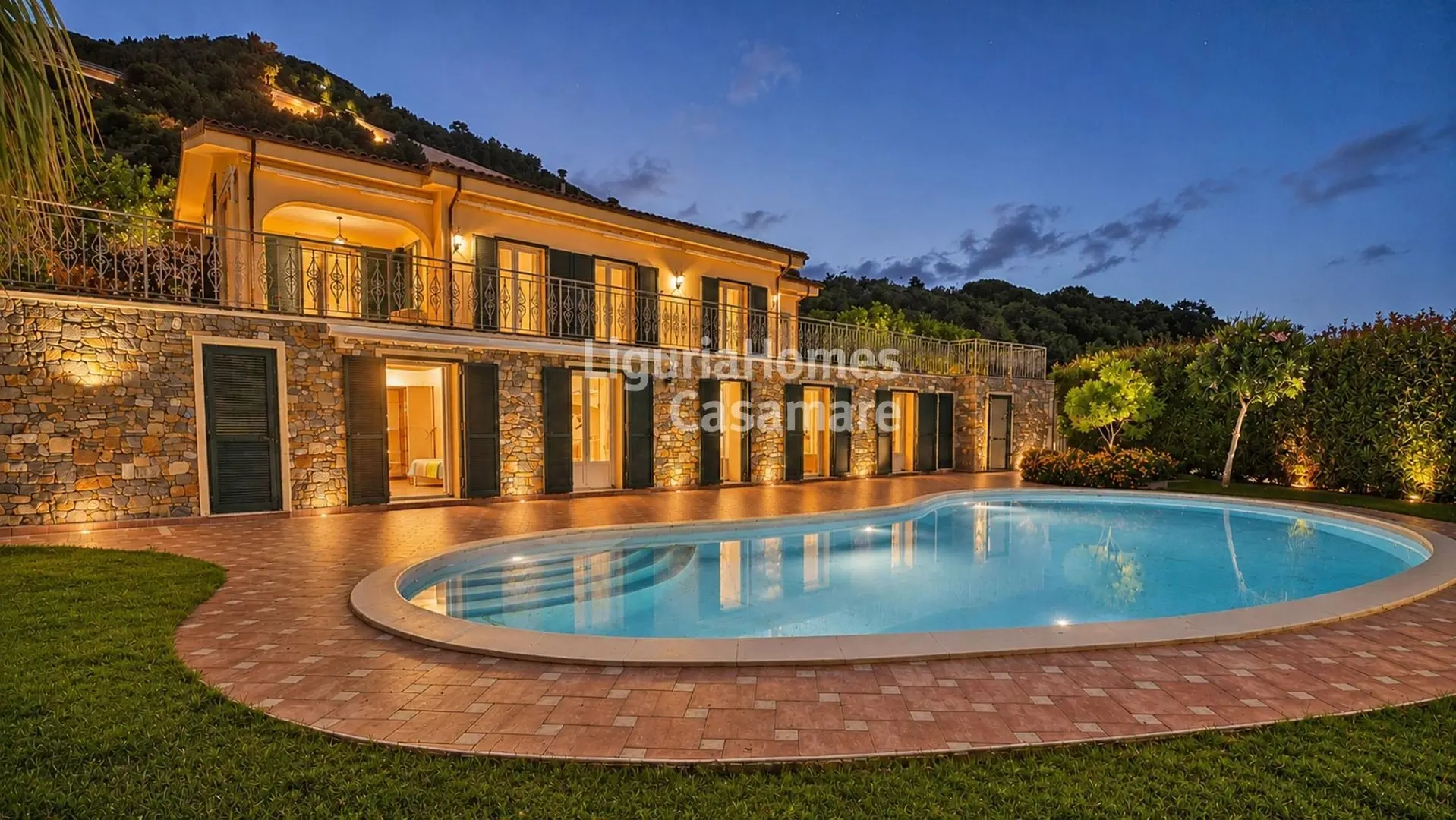 1 - venta villa vista al mar ospedaletti liguria italia
