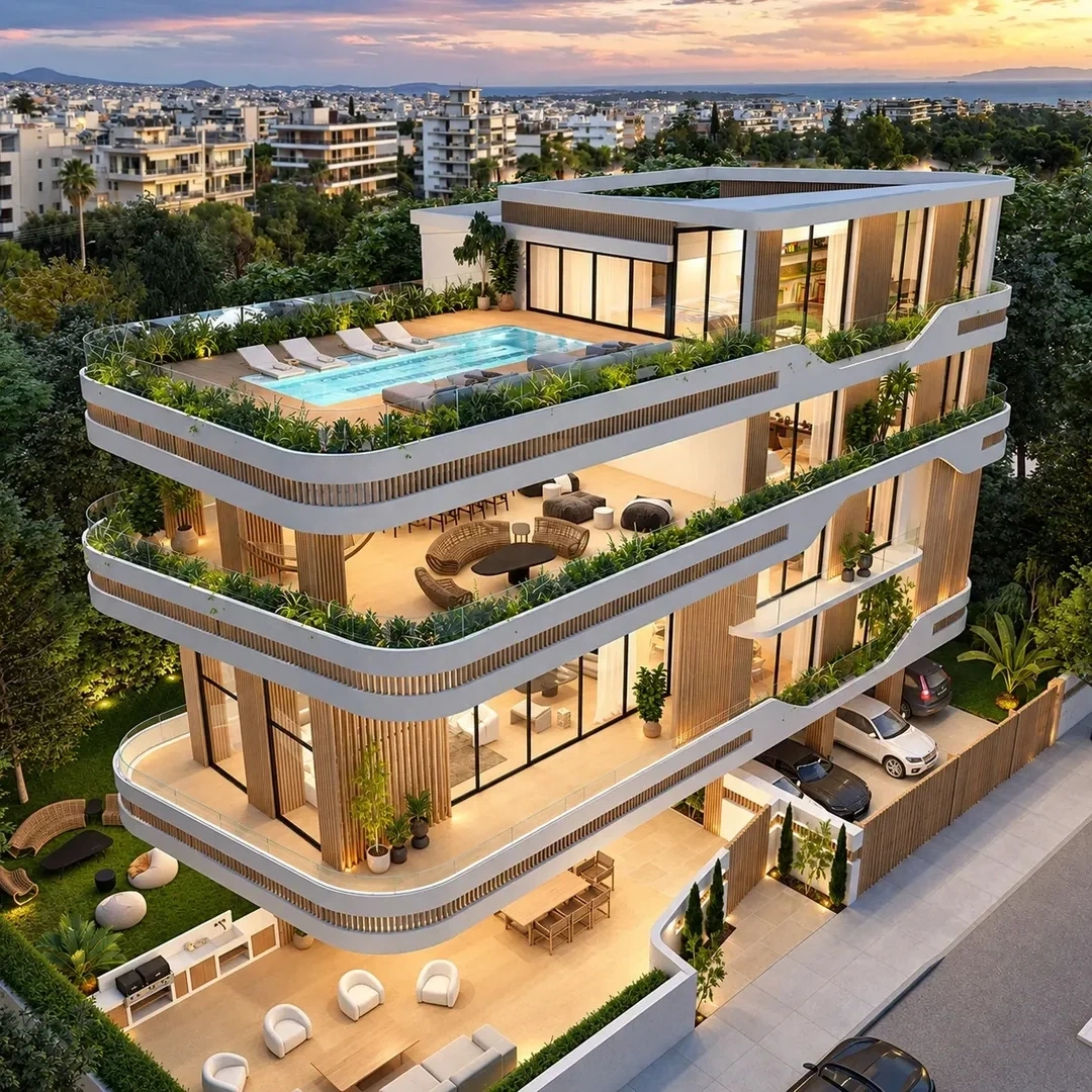 1 - продажа дом вид моря voula аттика греция