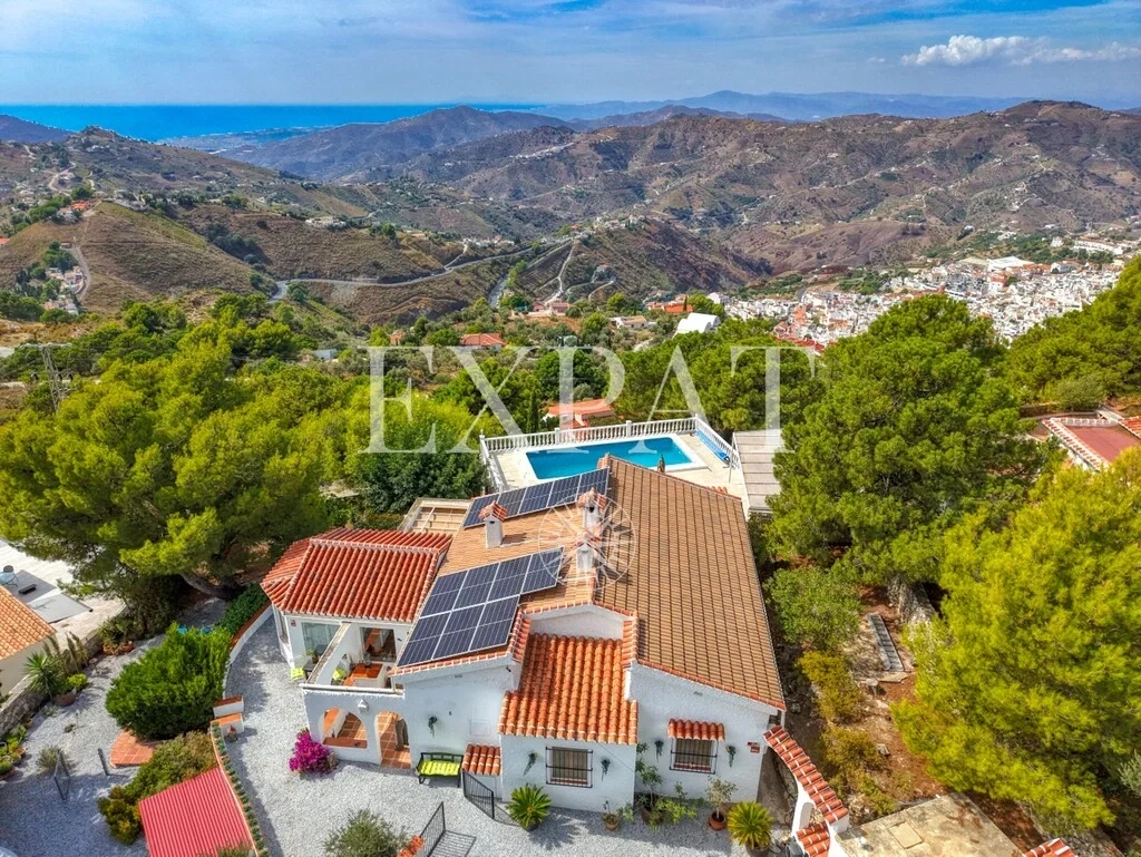 1 - sea view house for sale in competa andalusia spain
