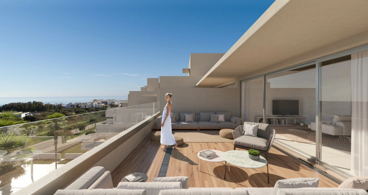 1 - продажа квартира вид моря estepona - costa del sol андалусия испания