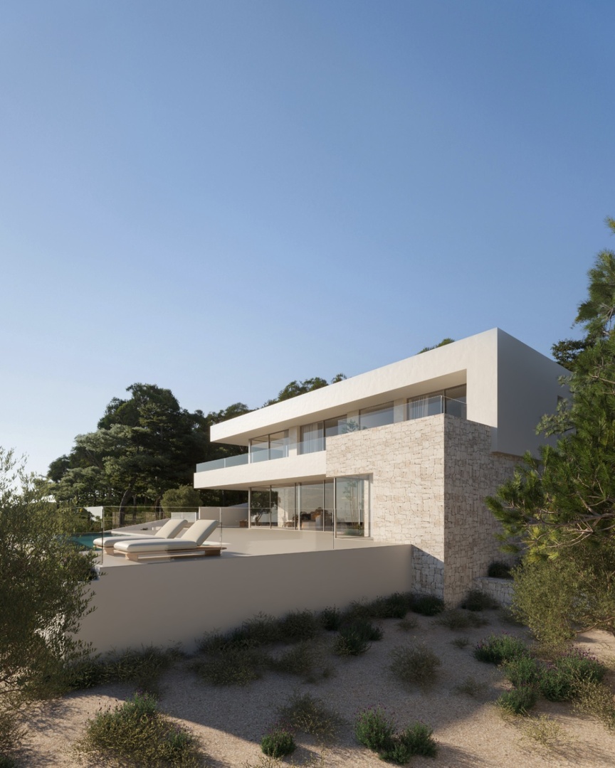 2 - venda casa vista de mar moraira - costa blanca comunidade valenciana espanha