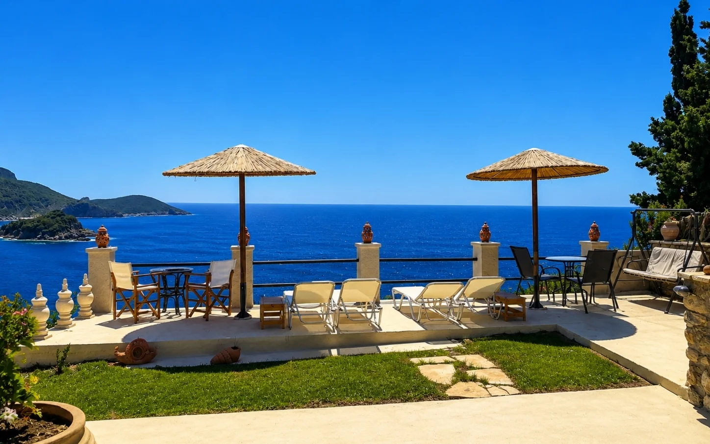 2 - vente appartement vue mer corfu îles ioniennes grèce