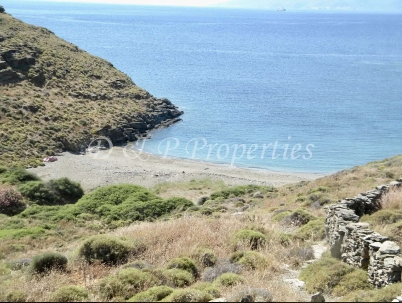 1 - vente terrain pieds dans l'eau kýthnos egée méridionale grèce