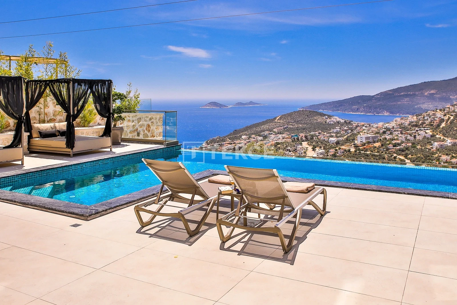 2 - vente maison vue mer kas antalya turquie