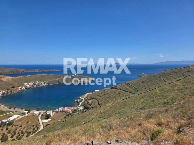 1 - vente terrain vue mer kythnos - cyclades egée méridionale grèce