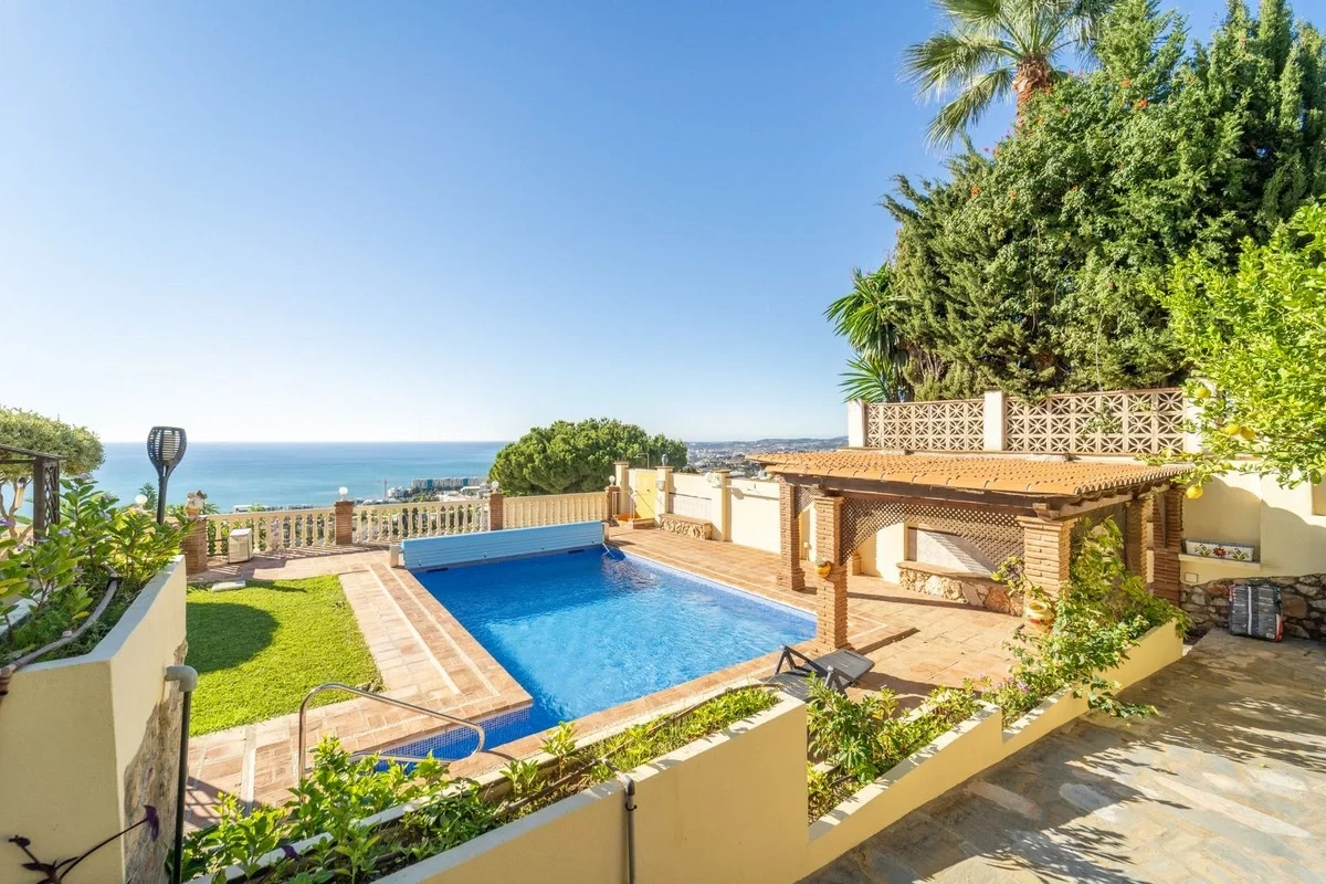1 - verkauf haus meerblick benalmadena - costa del sol andalusien spanien