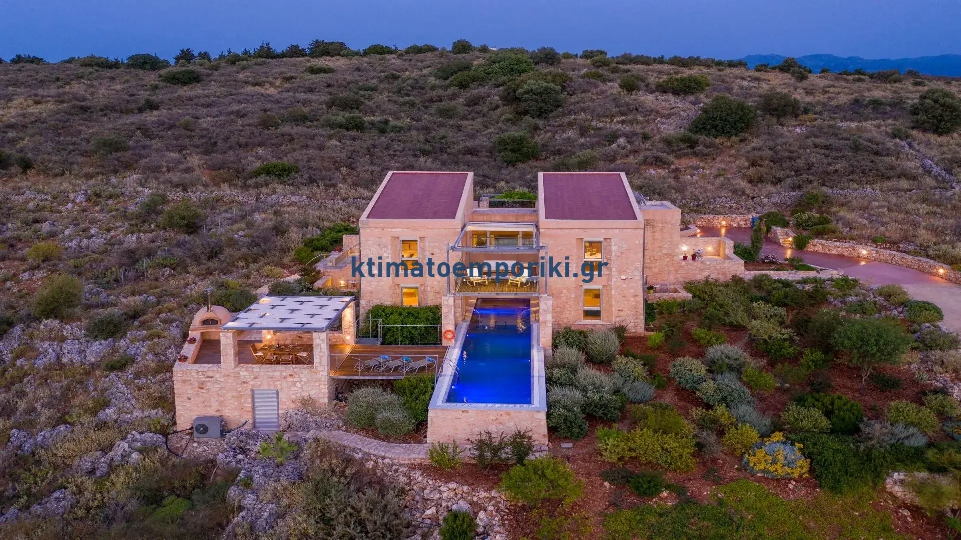 1 - vente maison vue mer fres crète grèce