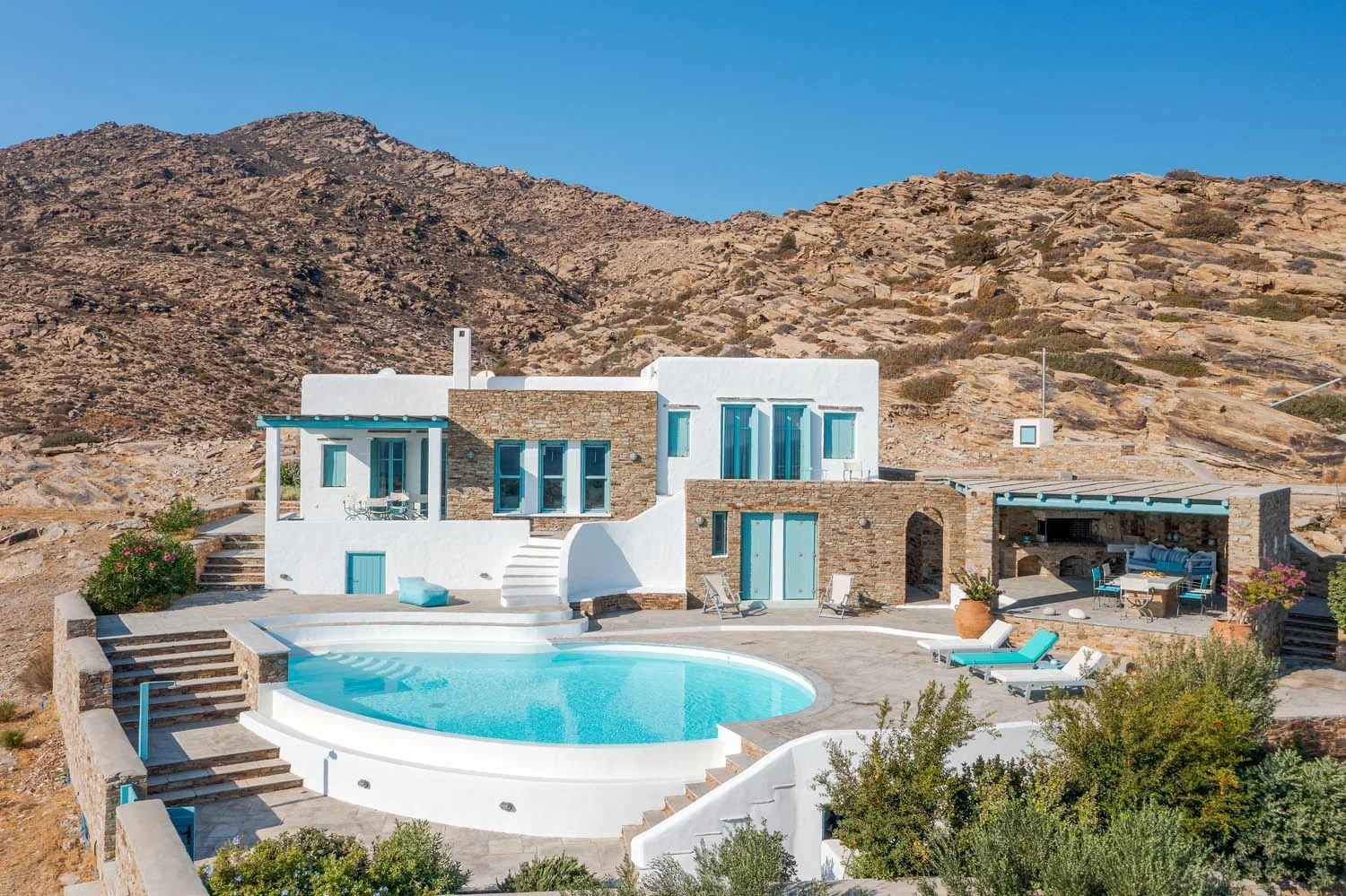 1 - vente maison vue mer emporiós egée méridionale grèce