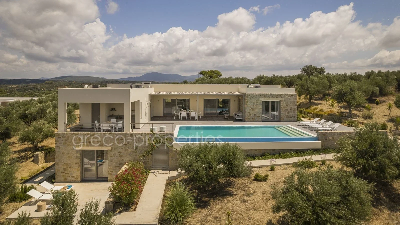 1 - vente maison vue mer modon péloponnèse grèce