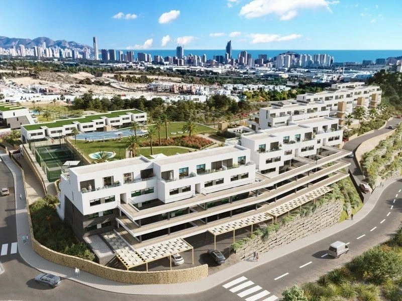 1 - продажа квартира вид моря finestrat - costa blanca валенсия испания