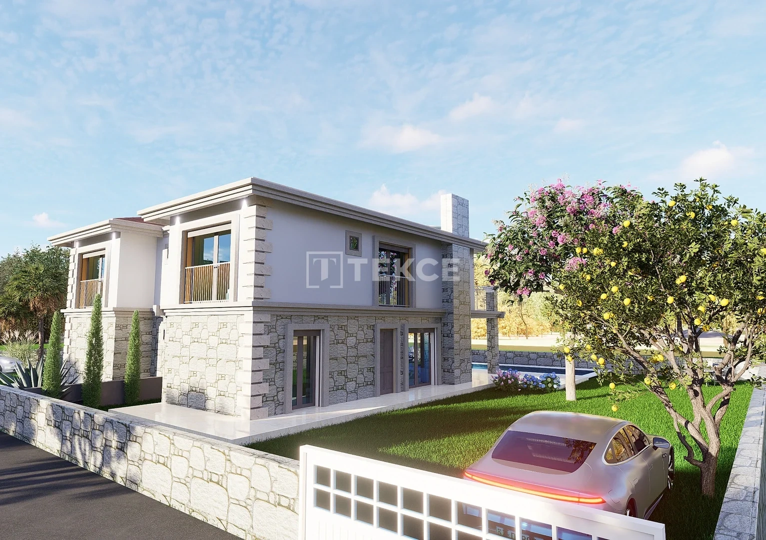 2 - продажа дом вид моря cesme i̇zmir турция