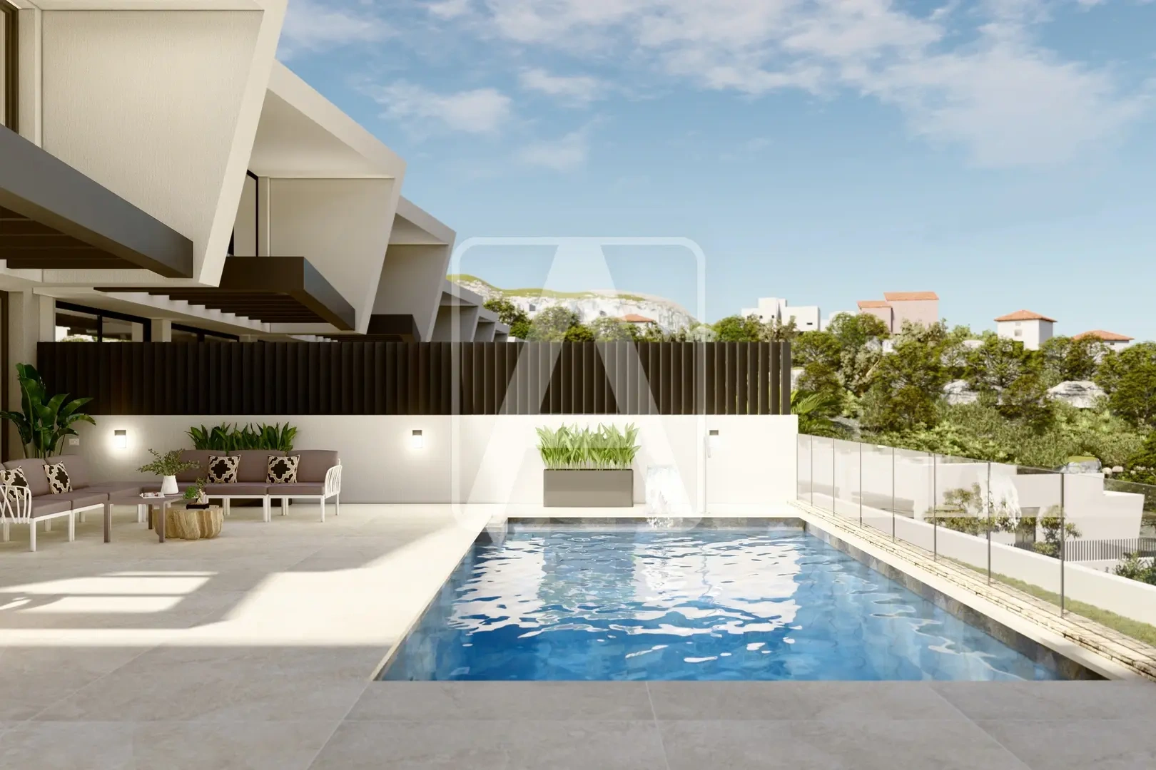 Haus meerblick mit Terrasse