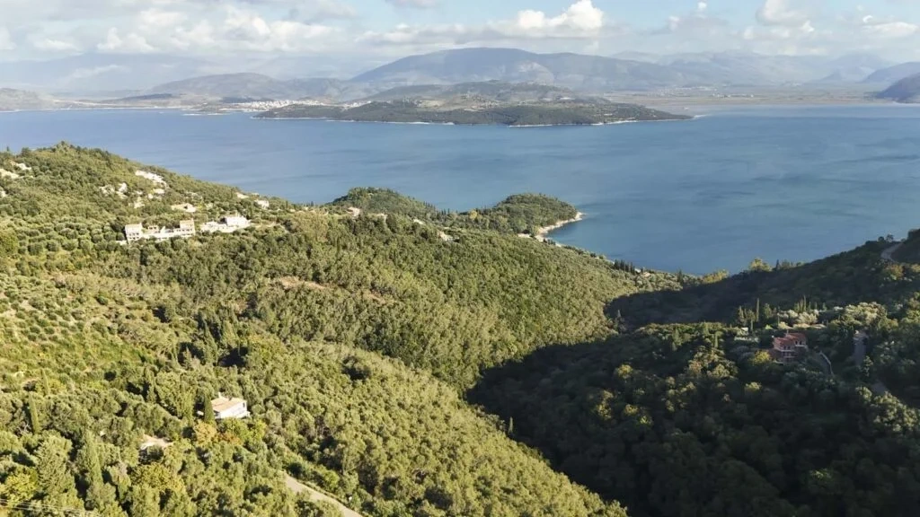 2 - vente terrain vue mer corfu îles ioniennes grèce