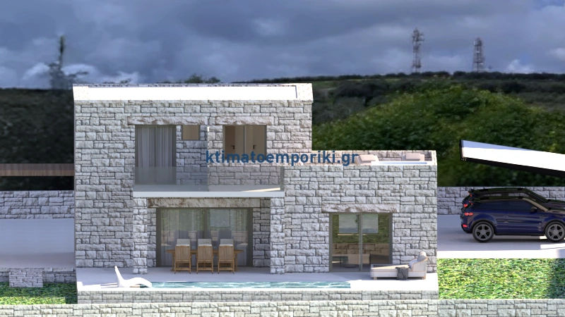 Maison vue mer avec piscine