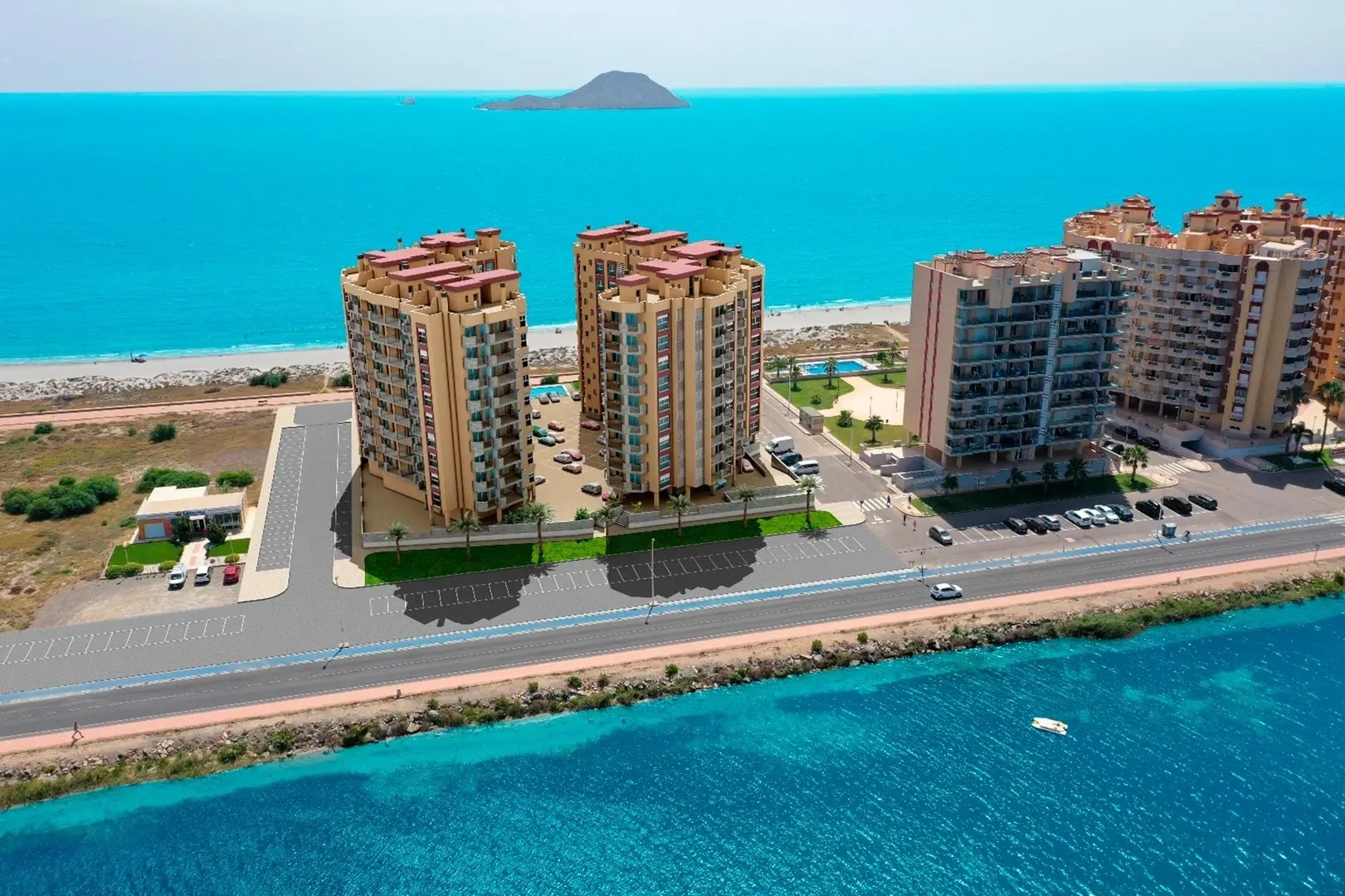 2 - venda apartamento vista de mar la manga del mar menor região de múrcia espanha
