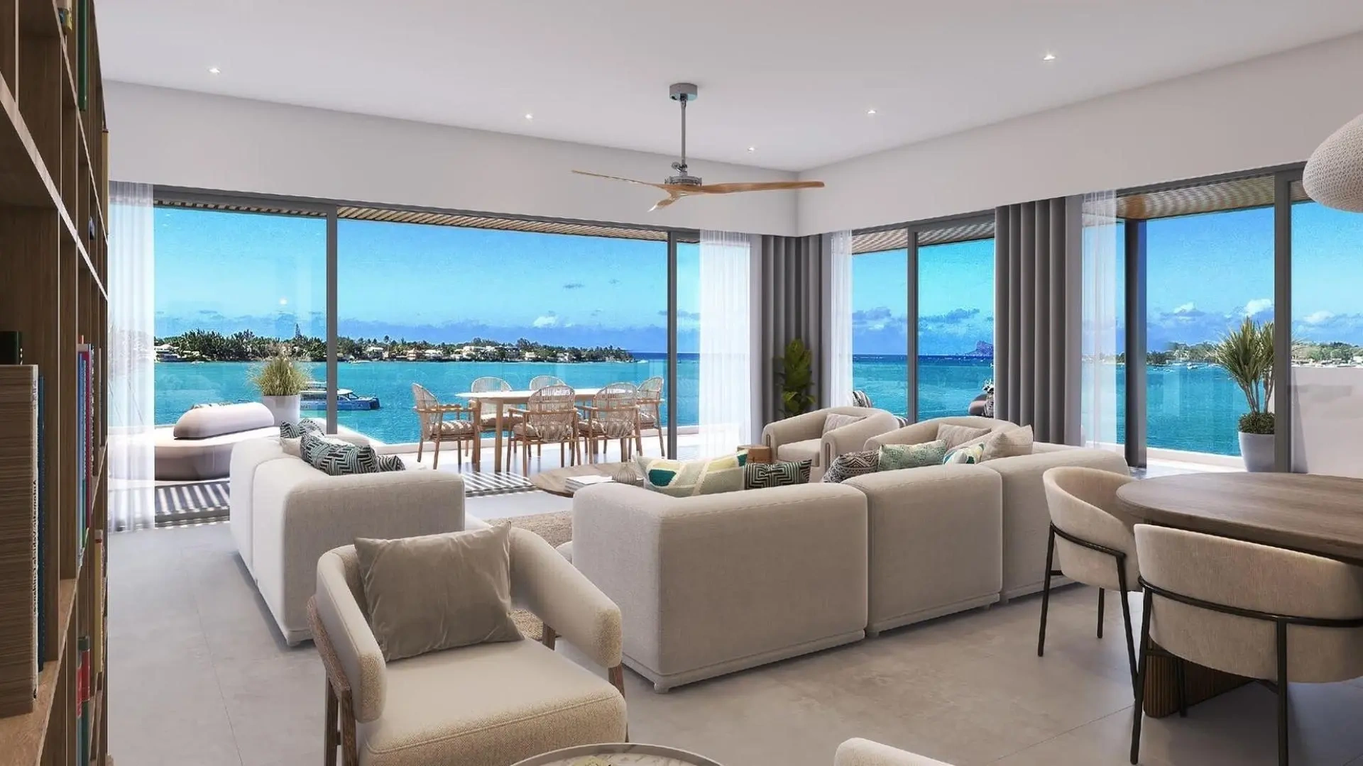 1 - venda apartamento frente ao mar grand baie rivière du rempart maurício