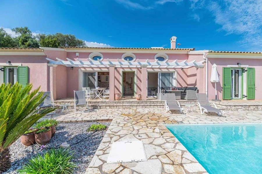 1 - vente villa vue mer corfu îles ioniennes grèce