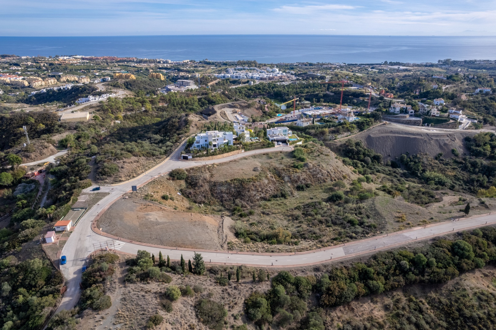 2 - verkoop terrein uitzicht op zee estepona - costa del sol andalusië spanje