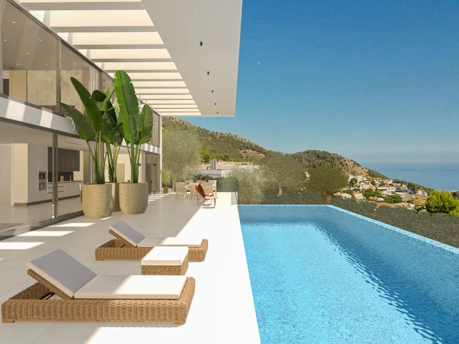 1 - venta casa vista al mar mijas andalucía españa