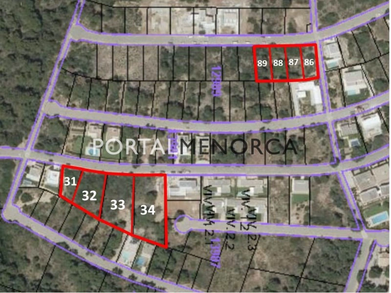 2 - verkauf grundstück meerblick es mercadal menorca-balearen spanien
