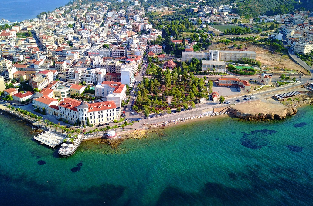 2 - vente terrain plage à pied aidipsós grèce centrale grèce