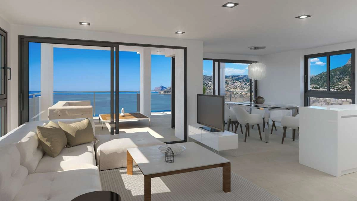 2 - verkauf wohnung meerblick calpe - costa blanca valencia spanien