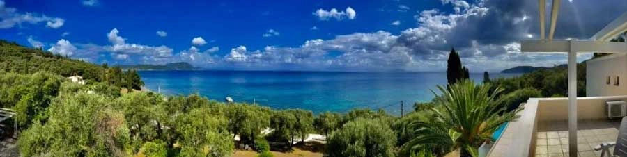 2 - vente terrain vue mer chalikounas îles ioniennes grèce