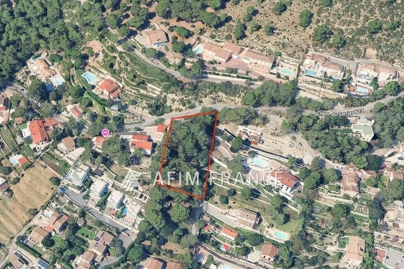 2 - verkoop terrein uitzicht op zee la turbie alpes-maritimes frankrijk