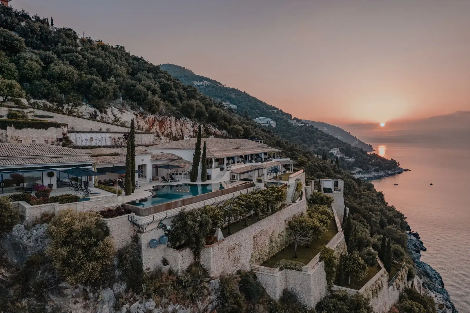 1 - vente propriété vue mer corfu îles ioniennes grèce
