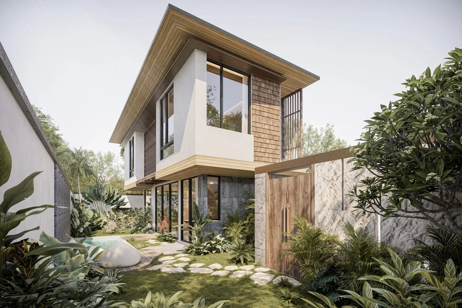 1 - vente villa plage à pied tabanan bali indonésie
