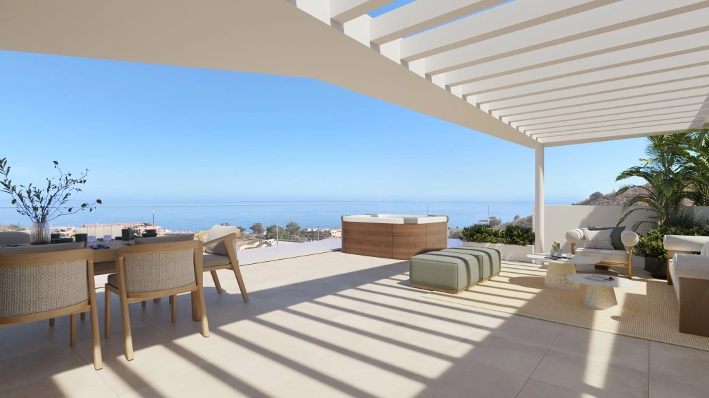 2 - venta apartamento vista al mar rincon de la victoria andalucía españa
