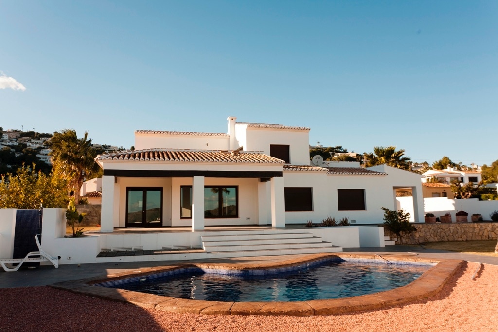 1 - verkoop huis uitzicht op zee moraira - costa blanca valencian community spanje