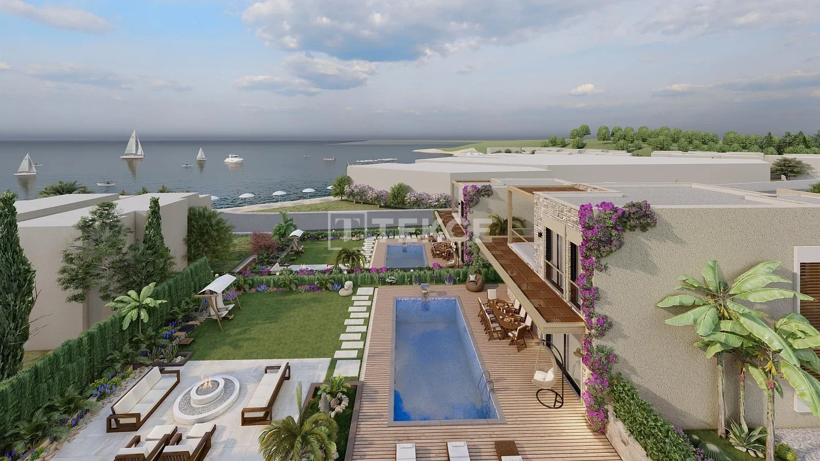 1 - sea view house for sale in bodrum muğla turkey