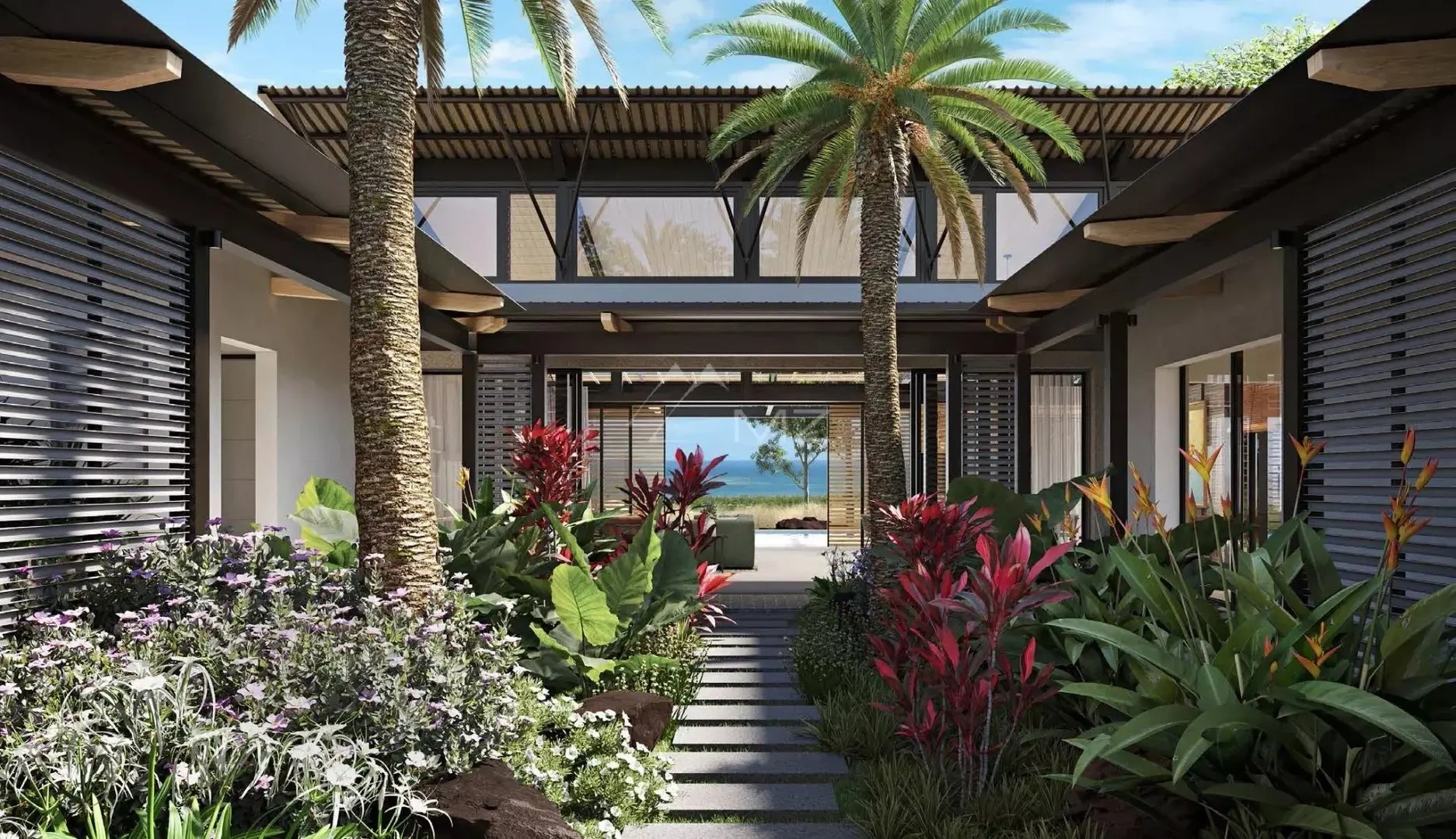 2 - vente maison vue mer rivière noire rivière noire île maurice