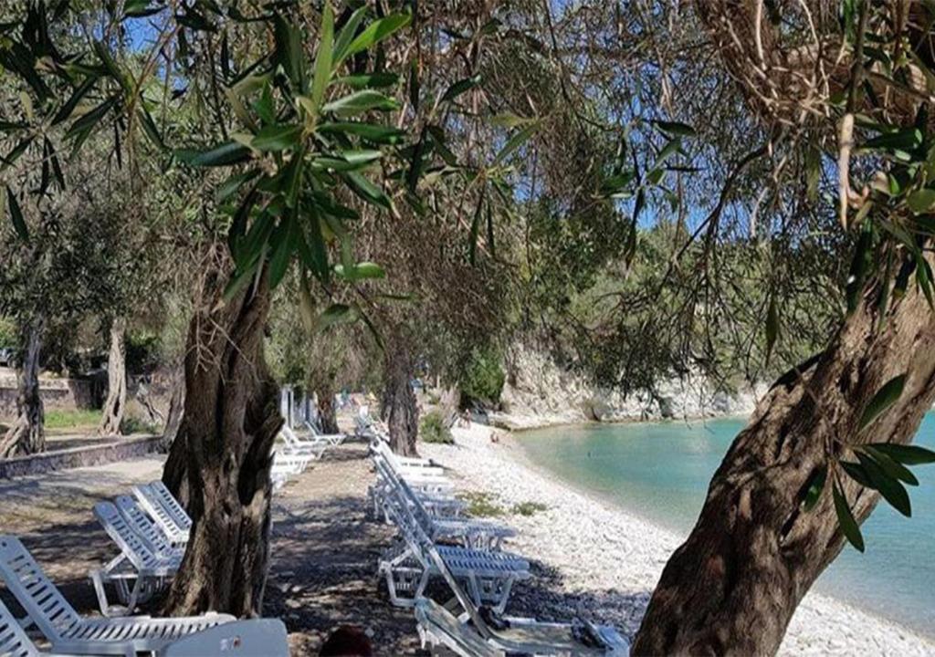 2 - vente commerce pieds dans l'eau lákka îles ioniennes grèce