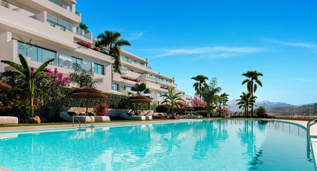 1 - vente appartement vue mer casares - costa del sol andalousie espagne